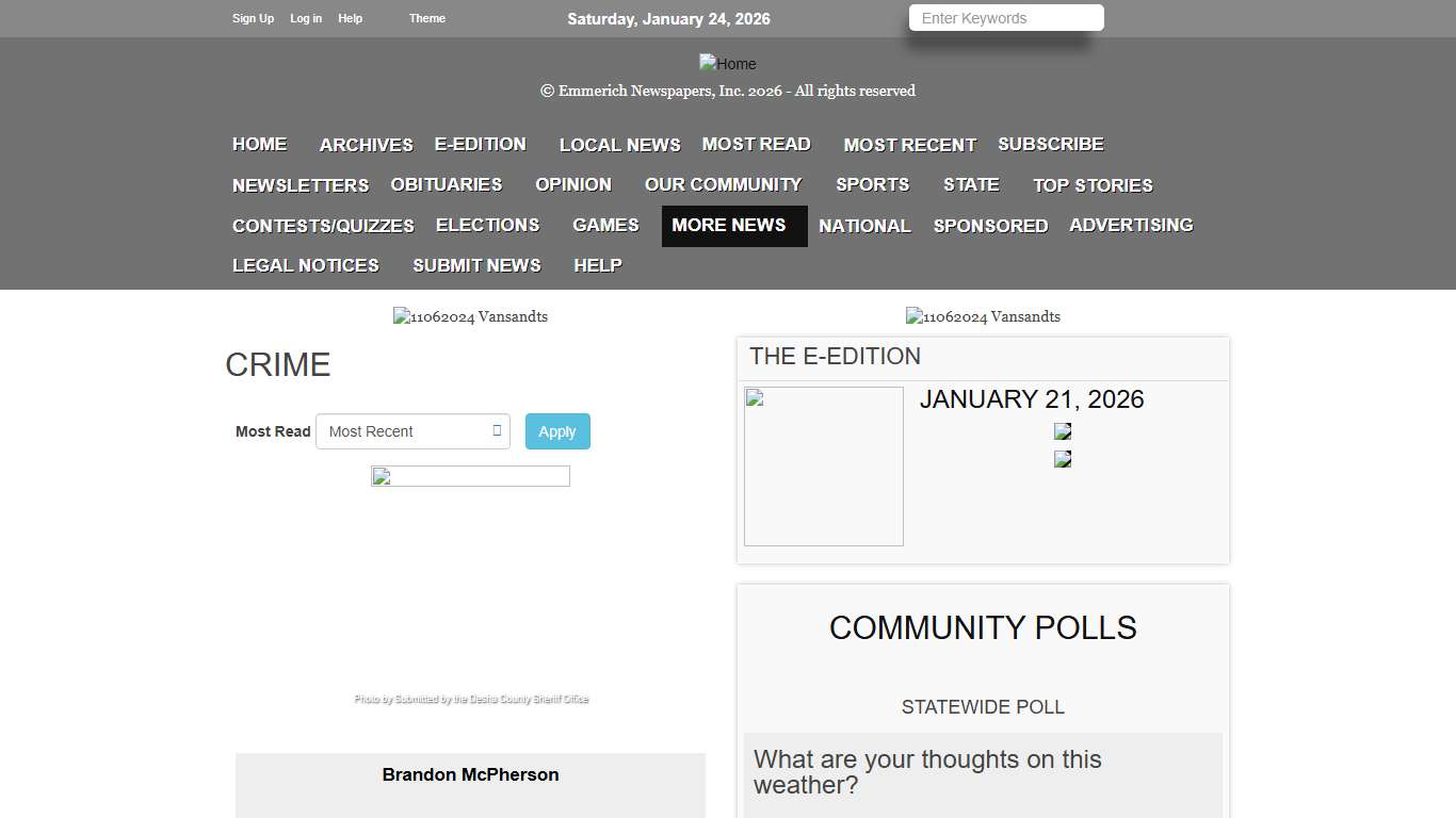 Crime The Dumas Clarion